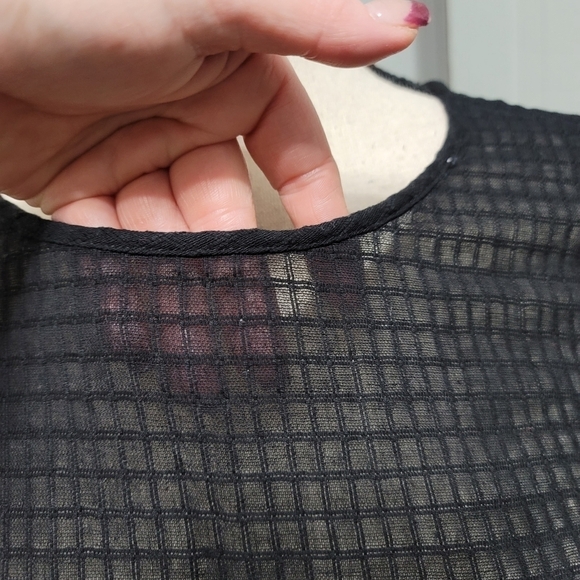 ✨ ASOS Women's Window Pane Mini Dress Black - Picture 2 of 5